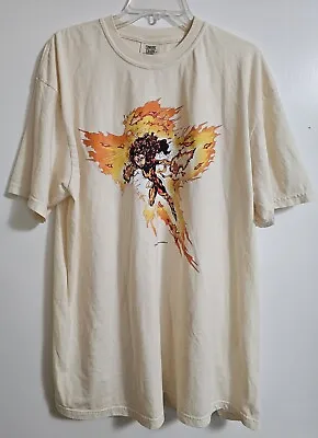 Whitegold Industries Dark Phoenix Jean Grey Men's XL T-shirt Ivory Marvel X-Men • $28.95