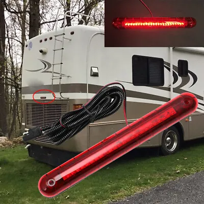 RV Motorhome 3rd Brake Light Red For Holiday Rambler/Monaco/Roadmaster 24 LED'S • $16.99