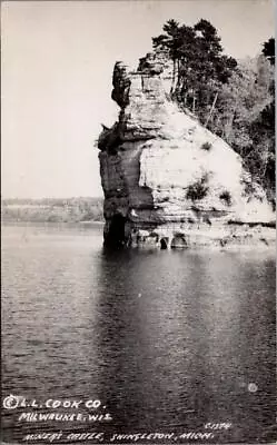 Miner's Castle SHINGLETON Michigan Real Photo Postcard - L.L. Cook • $4