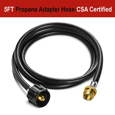$15.99 • Buy 5FT Propane Adapter Hose 1 Lb To 20 Lb Converter Replacement For QCC1/Type1 Tank