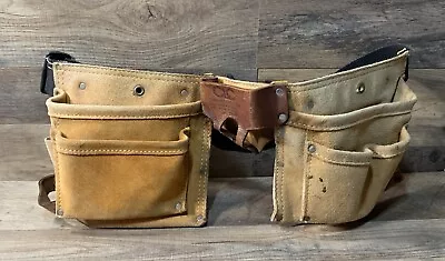 CLC Custom Leather Craft  No 370x3 Contractor Suede Tool Belt 8 Pocket • $24.99