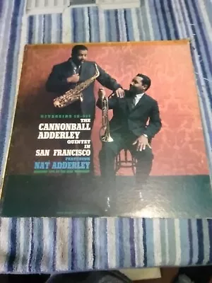 RARE: The Cannonball Adderley Quintet – In San Francisco - Orig 1960 Uk Press • £14.99