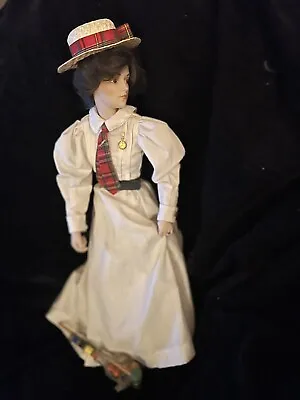 $25 • Buy Croquet Doll Norman Rockwell Inspired - With Stand - From Danbury Mint 21 