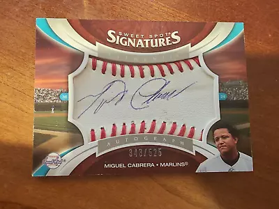 Miguel Cabrera 2006 Sweet Spot Signatures Autograph Auto Red Serial #/525 • $100