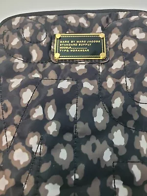 Marc Jacobs Standard Supply Workwear Ipad Tablet Quilt Fabric Zipper Case Black • $9