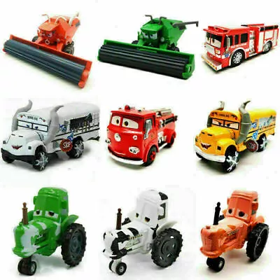 $11.99 • Buy Disney Pixar Cars Frank Harvester &Tractor Firetruck Diecast Model Toy Kid Gifts