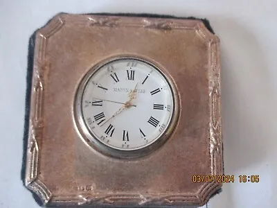 Mappin & Webb Sterling Silver Table Travel Clock • $125