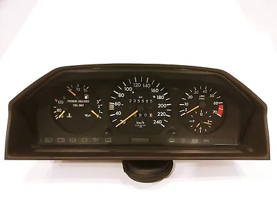  1986-1995 Mercedes 300e 260e Speedometer Instrument Cluster W124 Oem (kph)  • $226.40