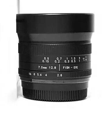 7artisans 7.5mm F2.8 II ED Manual Fisheye Lens F/Panasonic Olympus MFT M4/3 Camr • $99.95