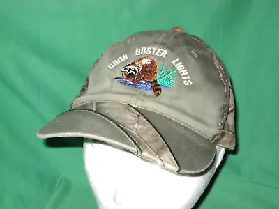 #3303c - Coon Buster Lights  Ball Cap Hat  - Racoon Hunters - Night Hunters • $13.50