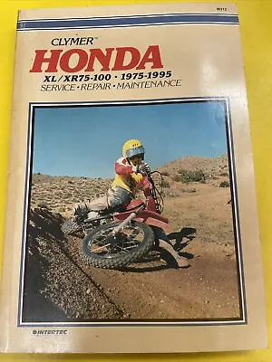 Clymer Honda XL / XR75-100 1975-1995 Repair Manual Book NEW XR80 XL80S XR80R • $38.88