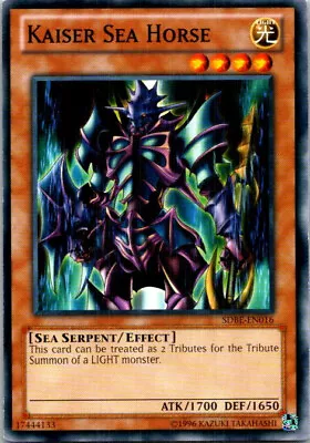 Kaiser Sea Horse SDBE-EN016 YU-Gi-Oh! Light Play Unlimited • $0.99