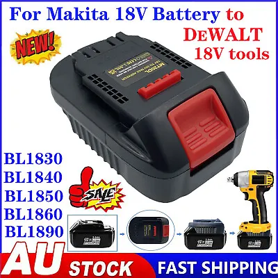 $25.98 • Buy NEW Adapter For Makita 18V Battery Convert To DeWalt 18V Li-Ion Battery Tools