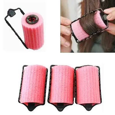 $10.19 • Buy 6Pcs Foam Sponge Cushion Hair Curler Roller Beauty Magic Salon Spiral Stylin U5