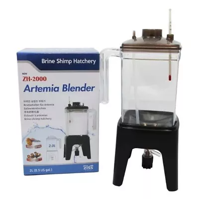 £39.85 • Buy Ziss ZH-2000 Professional 2 Litre Artemia Blender Brine Shrimp Breeding Hatcher