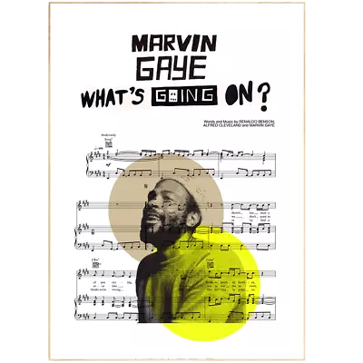 Marvin Gaye - WHAT’S GOING ON Poster • £5.99
