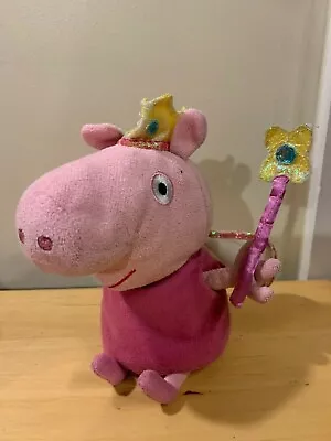 Peppa Pig Fairy Princess Plush Teddy VGC • £4.99