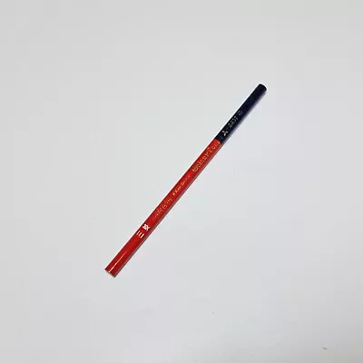 Vintage Mitsubishi No. 2637 Red & Blue 7:3 Colored Pencil JIS - Made In Japan • $1.95