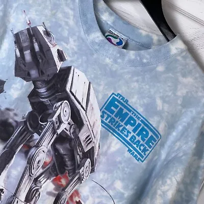 $259.98 • Buy Liquid Blue Star Wars Empire Strikes Back Tie Dye Graphic T Shirt Men's Size L