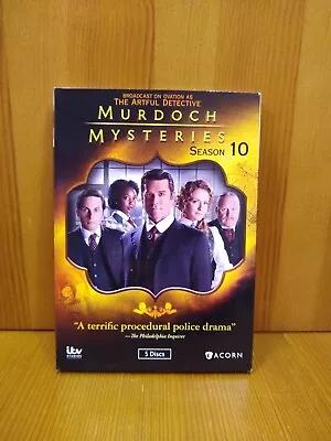 NEW Murdoch Mysteries: Season 10 (DVD 5-Disc Set) W/Slipcover SEALED British TV • $19.95