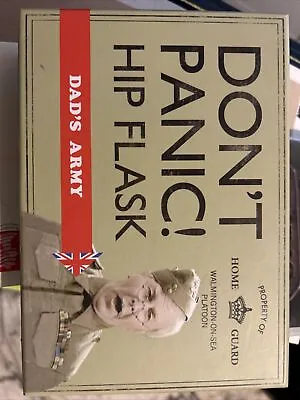 Dads Army Don’t Panic Hip Flask  • £15