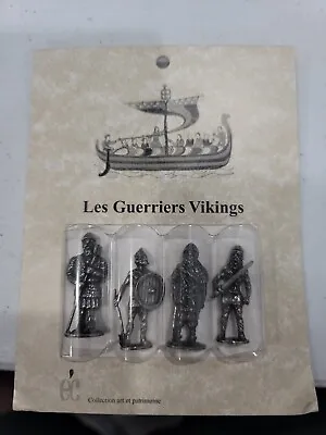 E'C Les Guerriers Vikings Pewter Viking Miniature Figurines  • $22.69