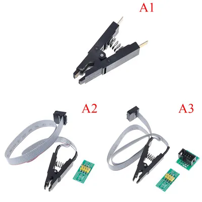 SOIC8 SOP8 Test Clip For EEPROM 93CXX/25CXX/24CXX In-circuit Programm ~L • £5.10