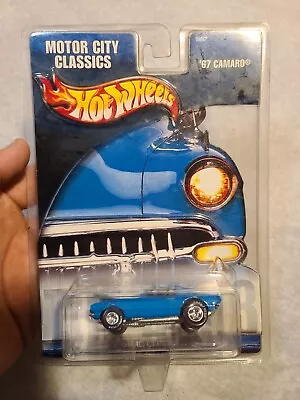 Hot Wheels Motor City Classics 67 Camaro Real Riders MIP KG658 • $34