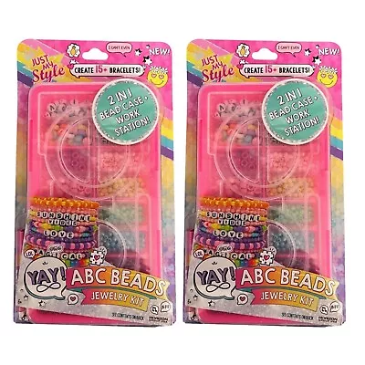 2 Packs Just My Style ABC Bracelet Making Sets Gift Sets • £7.49