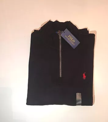 Ralph Lauren Polo 1/4 Zip Jumper Black Large • £65