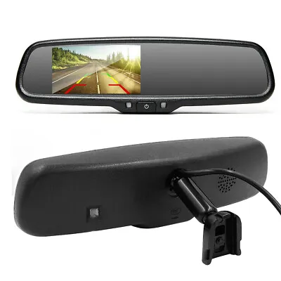 4.3  Car Rear View Mirror Monitor Backup Camera Parking Reverse OEM No1 Bracket • $42.89