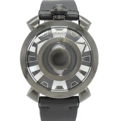 £289.18 • Buy Gaga Milano Mystery Use Wrist Watch 9094 Automatic SS Leather Unisex