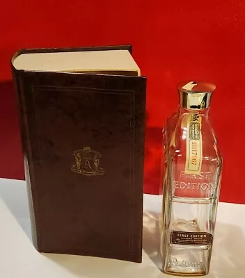 Vintage 1950 Adam's FIRST EDITION  Canadian Whiskey Bottle Original Stash Box • $26.95