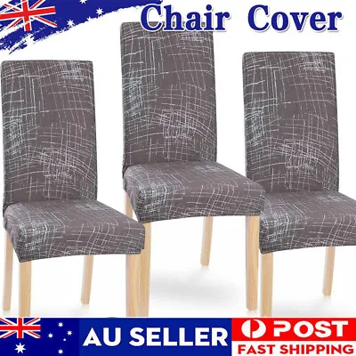$6.99 • Buy Stretch Dining Chair Cover Seat Covers Spandex Washable Banquet Wedding Party