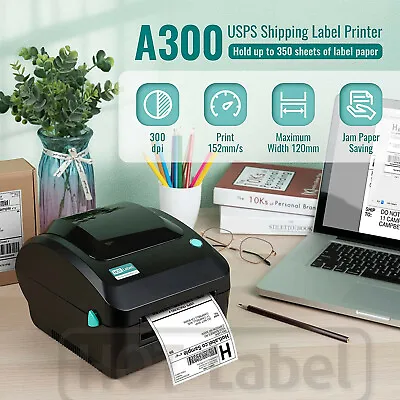 $160.20 • Buy 【HotLabel300DPI】Sharp Label Printer Thermal Shipping Address Barcode 150mm*100mm