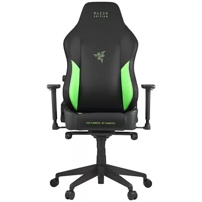 Tarok Ultimate Razer Edition Leather Video PC Gaming Chair By Zen Lumbar Support • $259