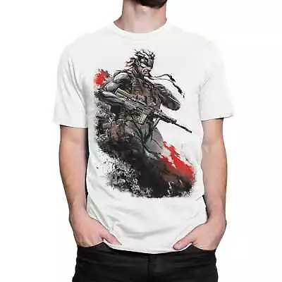 Metal Gear Solid 4 Guns Of The Patriots T-Shirt 100% Cotton Tee Size S-5XL • $23.22