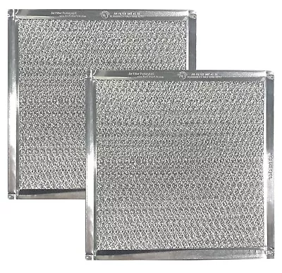 2 PACK Air Filter Factory 8 X 8 X 3/32  Range Hood Aluminum Mesh Grease Filters • $11.97