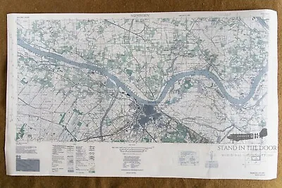 WW2 Nijmegan Map 28- Operation Market Garden • $26