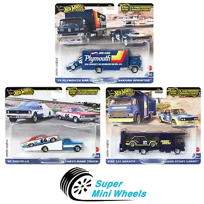 Hot Wheels 2024 Car Culture Team Transport A Case Set Of 3 Cars【In-Stock】 • $49.99