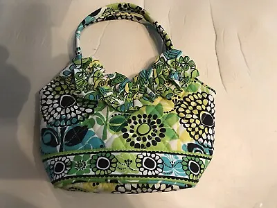 Vera Bradley Ruffled Mini Handbag In “Lime’s Up”……New Without Tag • $15