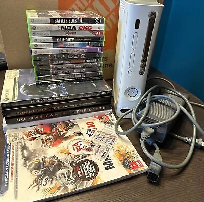 Microsoft Xbox 360 White Console Bundle W/ Games - Books • $69.99