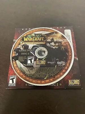 World Of Warcraft: Mists Of Pandaria (Windows/Mac:2012) Game DVD Disc 1 • $5