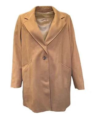 Marina Rinaldi Women's Camel Olio Coat Size 20W/29 NWT • $81.25