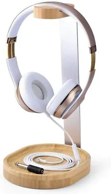 $39.99 • Buy Avantree Universal Wooden Headphone Stand Hanger Cable Holder Desktop Stand