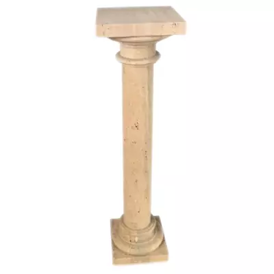 Column Design Classic IN Marble Travertine Light Italian Marble Column H.100cm • £693.16