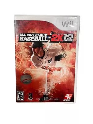 Major League Baseball 2K12 (Nintendo Wii 2012) Complete - Tested & Works! • $9.99