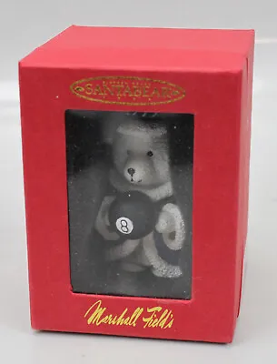 Vtg Santa Bear Ornament 15 Year Anniversary 1999 Mint Box 8 Ball Marshall Fields • $11.99