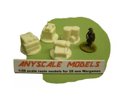 Terrain 28 Mm Wargame Resin  4 Jump Off Or Objective Markers 1:56 Scale 822 • £4