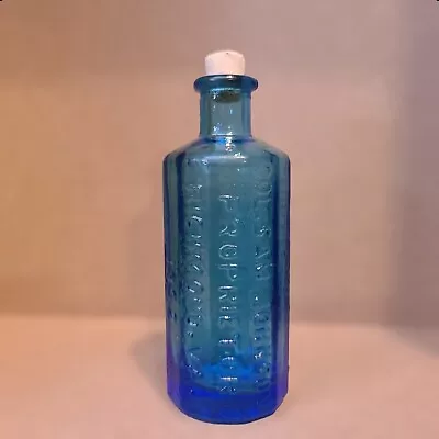 Vintage Wheaton Mini Blue Lancasters Jaundice Bitters Bottle 3  • $9.99